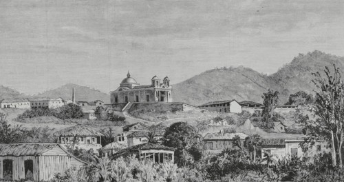El Cobre, Cuba. General view of the Sanctuary of the Charity del Cobre (Santuario de Nuestra Senora