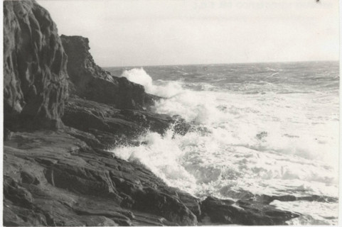 Libeccio wind on Antignano beach