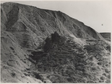 Badlands nearby Dittaino river