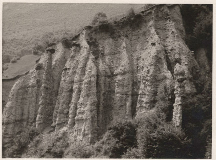 Earth pyramides. Cislano, Italy,