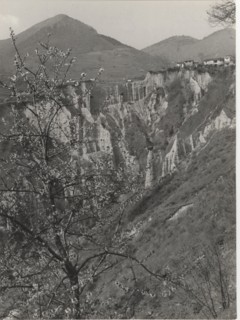 Earth pyramides. Cislano, Italy,