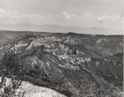 Badlands. Civita di Bagnoregio, Italy,