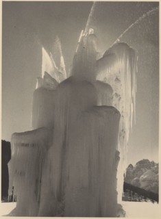 A frozen fountain
