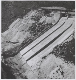 Carboj Dam, Sambuca in Sicily, Italy,