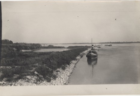 Po River land reclamation works