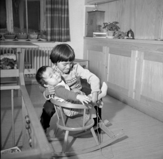 Tibetan children in Waldstatt 1963.
