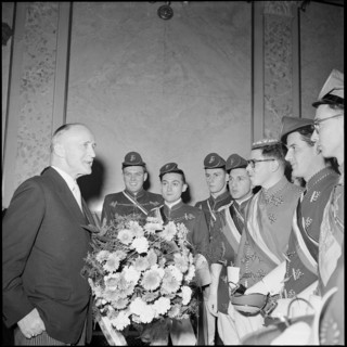 Holenstein: Congratulations from student's fraternity, 1954.
