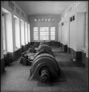 Turbine room Morel power station 1944.