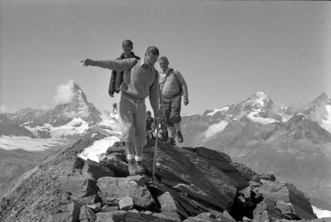 Robert McNamara's vacation in Zermatt, 1964.