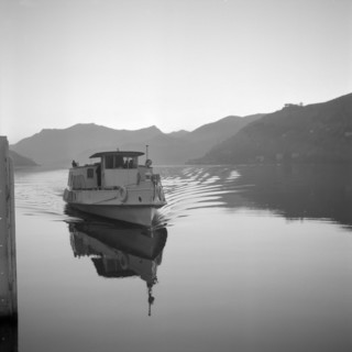 Ship on lake lugano 1958.