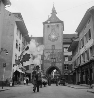 Parade on the Banntag in Liestal, 1943.