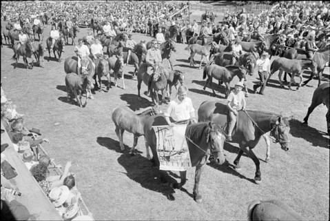 60th Marche-Concours Saignelegier, protest, 1963.