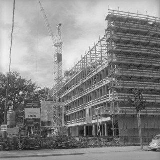 Geneva: world meteorological organization (WMO) headquarters under construction; 1959.
