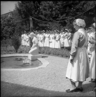 Festivity in nursing school La Source in Lausanne 1959.