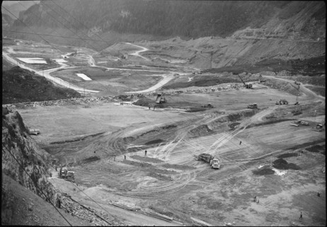 Building site Marmorera 1953.