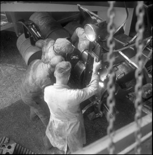 Inspection of the Santis cable way 1953.
