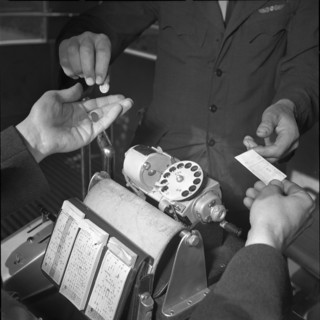 Ticket Machine of the VBZ, 1953.