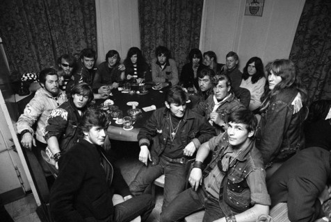 Group of teenagers, 1968.