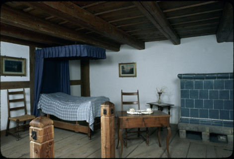 St. Peter Island: Jean-Jacques Rousseau's room, 1981.