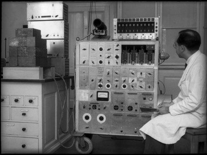 Laboratory, institute of Physics, ETH Zurich 1955.