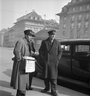 Berne, taxi driver, newspaper seller; 1943.