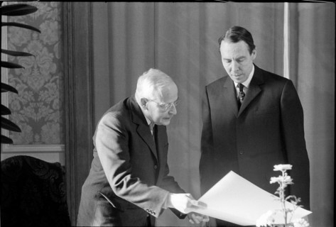 Hans-Peter Tschudi, Manfred Bleuler 1972.