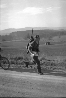 Winner Hans Frischknecht, arms race Frauenfeld 1947.