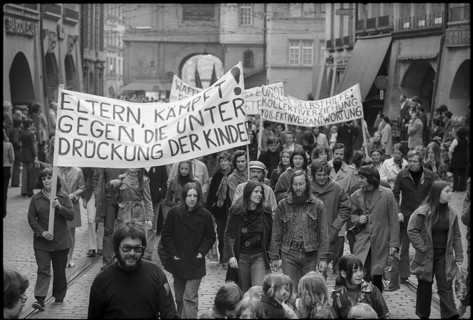 May Day demonstration in Berne 1972.