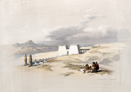 Approaching the Temple of Wady Sabua