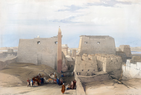 Great entrance to the Temple of Luxor