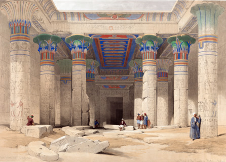 Great colonnade of the Temple of Philae