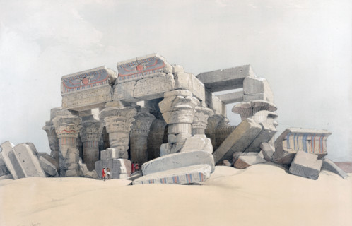 Temple ruins in Kom Ombo