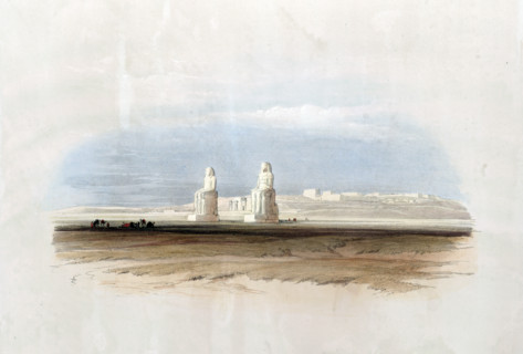 Statues of Memnon in Thebes