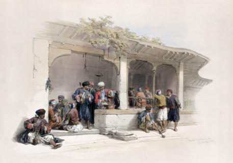 Cafe in the streets of Cairo