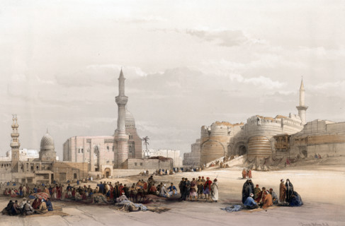 The entrance to the Citadel of Cairo