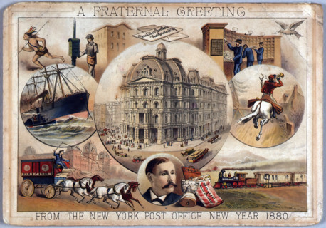 brotherly greeting from the New York Post Office