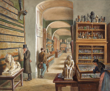 The second cabinet of the Egyptian collection