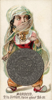 Coins from various countries with symbolic people