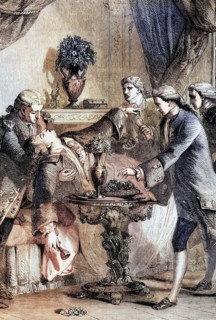 The Death of Honor Gabriel Riqueti. Comte De Mirabeau. a French revolutionary. journalist and