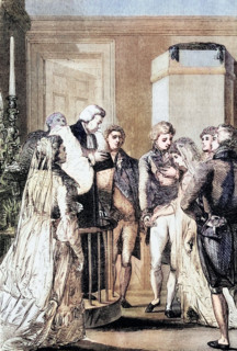 The wedding of Prince Frederick. Duke of York. second son of George III. and Princess Frederica