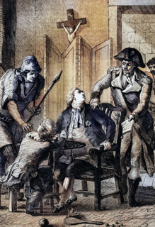 The forced separation of the Dauphin from his father Louis XVI in 1793 during the French Revolution