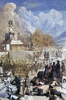 The Festival of Nature on the Place de la Bastille. Paris. France. commemorating the beginning of