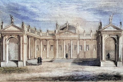 The Irish Parliament Building was the world's first purpose-built bicameral parliament building. It