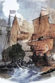 The Third Battle of Ouessant on 1 June 1794 was the first and largest naval action in the naval