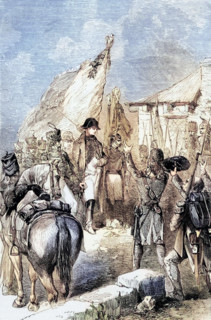 On 26 February 1815. when British and French guard ships were missing. Napoleon I sneaked away from