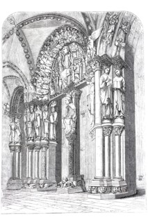 Portal of the Cathedral of Santiago de Compostela.