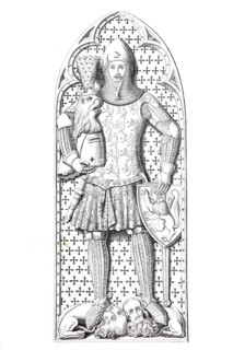 Gravestone of Gunther von Schwarzburg in the Cathedral of Frankfurt.