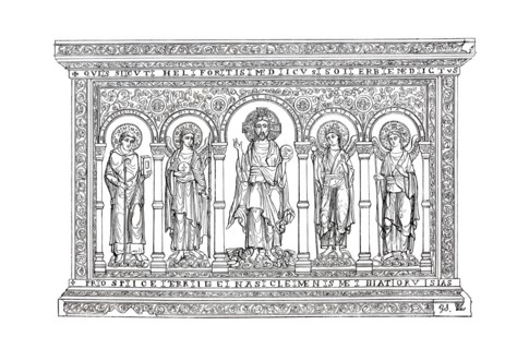 Altarpiece in the Basel Minster.