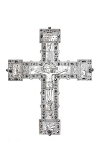 Late Romanesque cross from the church of St. Mauritius in Munster.