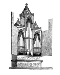 Organ from the Cathedral of Alcala de Henares.
